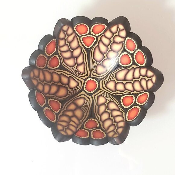 Handmade, One of a Kind, Polymer Clay Ring / Trinket Bowl by Artist KRISTEN SALA - Picture 1 of 5